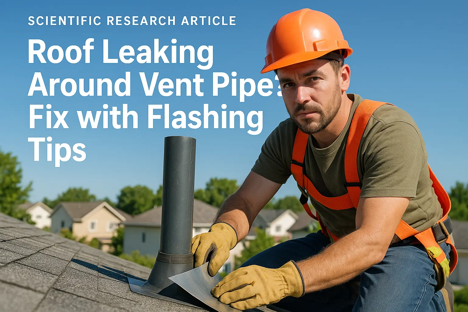 Roof Leaking Around Vent Pipe? Fix with Flashing Tips