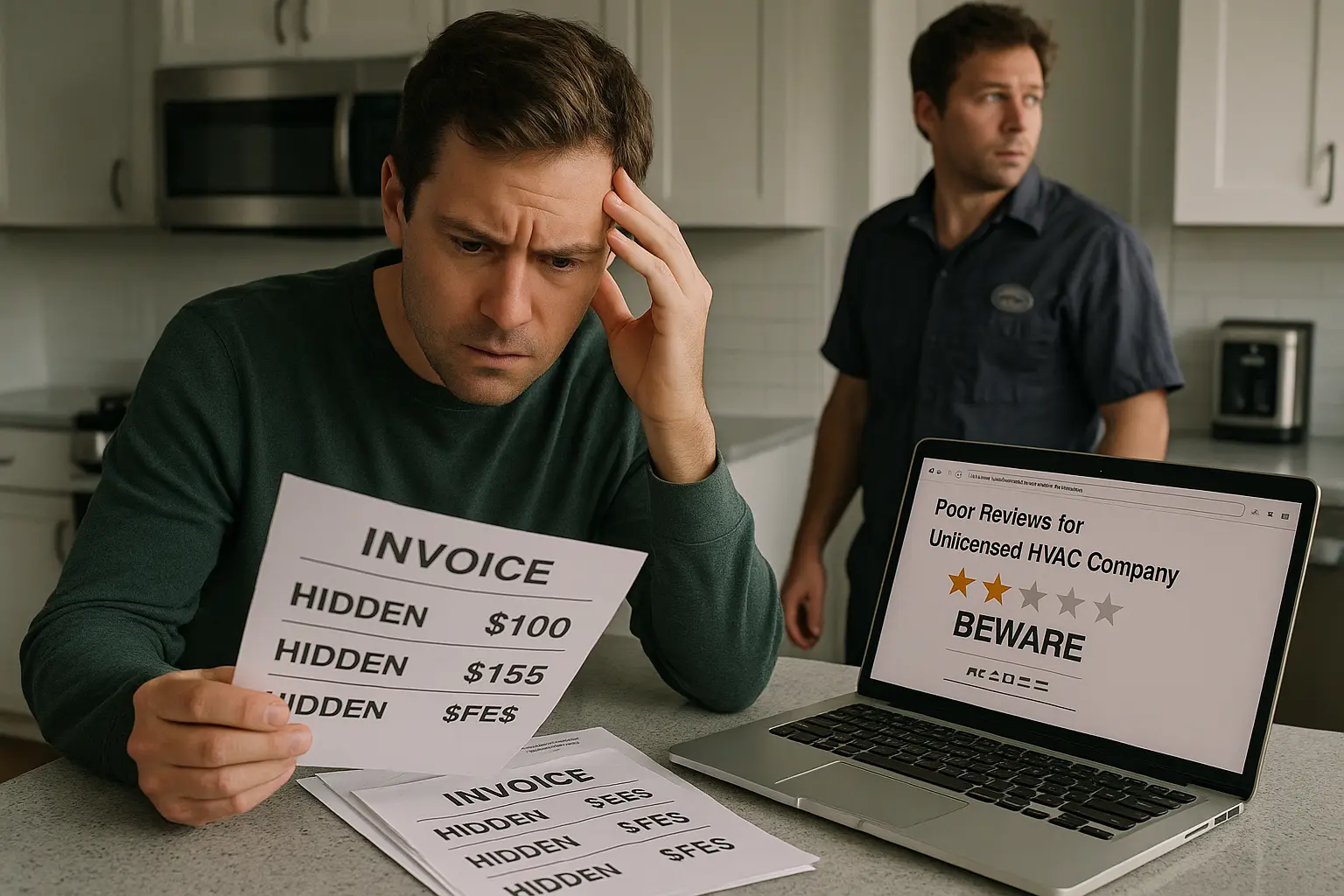 Avoid Unlicensed HVAC Companies: Hidden Fees & Poor Reviews