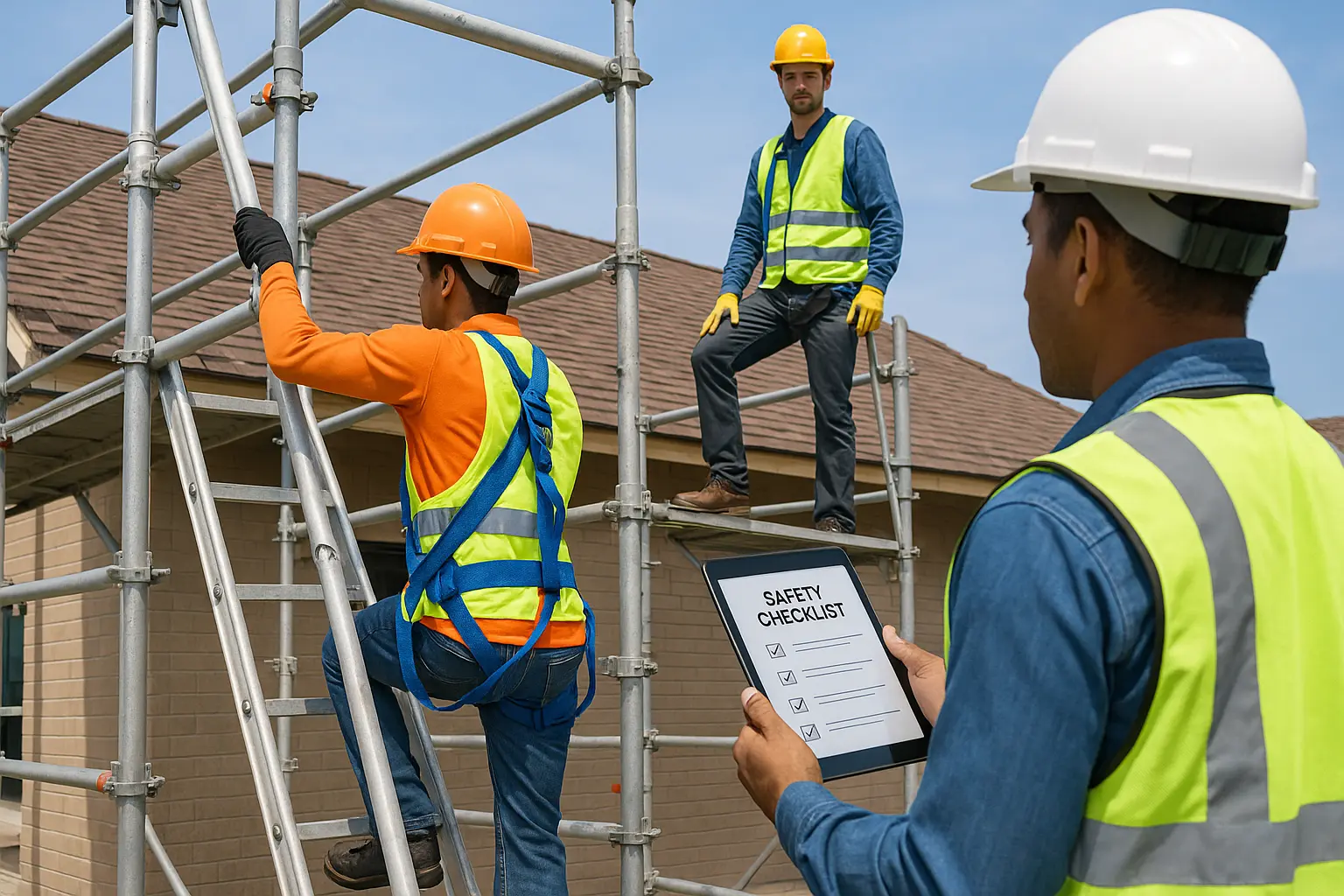 Multi-Story Roof Safety: Effective Access & Scaffolding