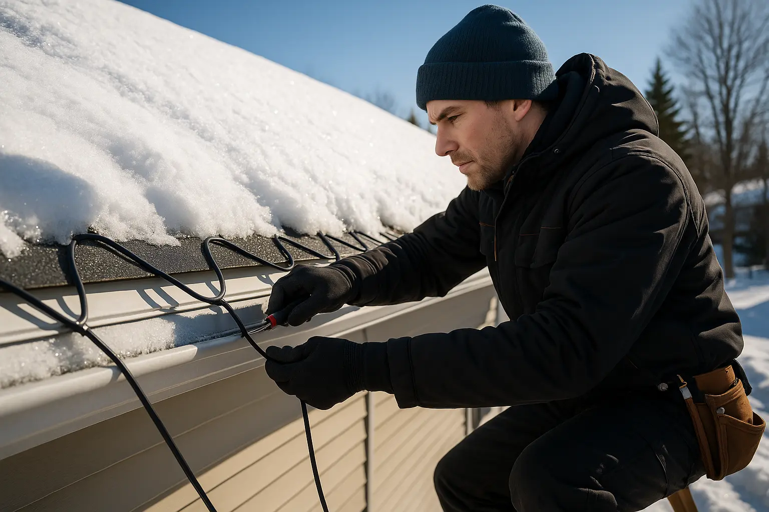 Roof Insulation and Heat Cables: Prevent Ice Dams