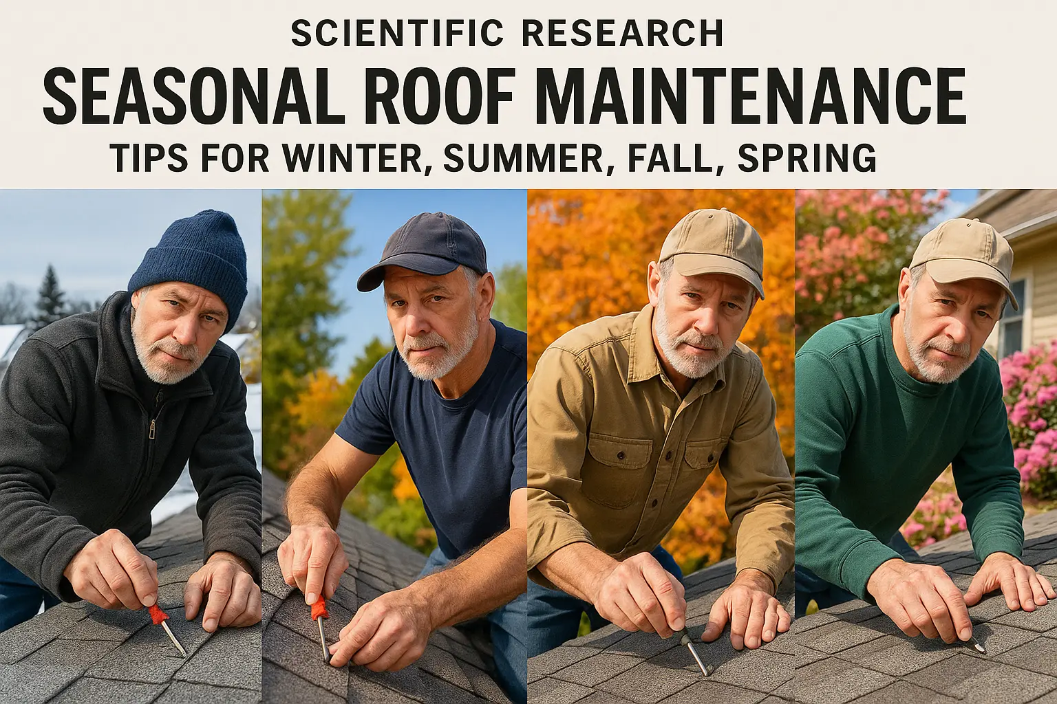 Seasonal Roof Maintenance Tips for Winter, Summer, Fall, Spring